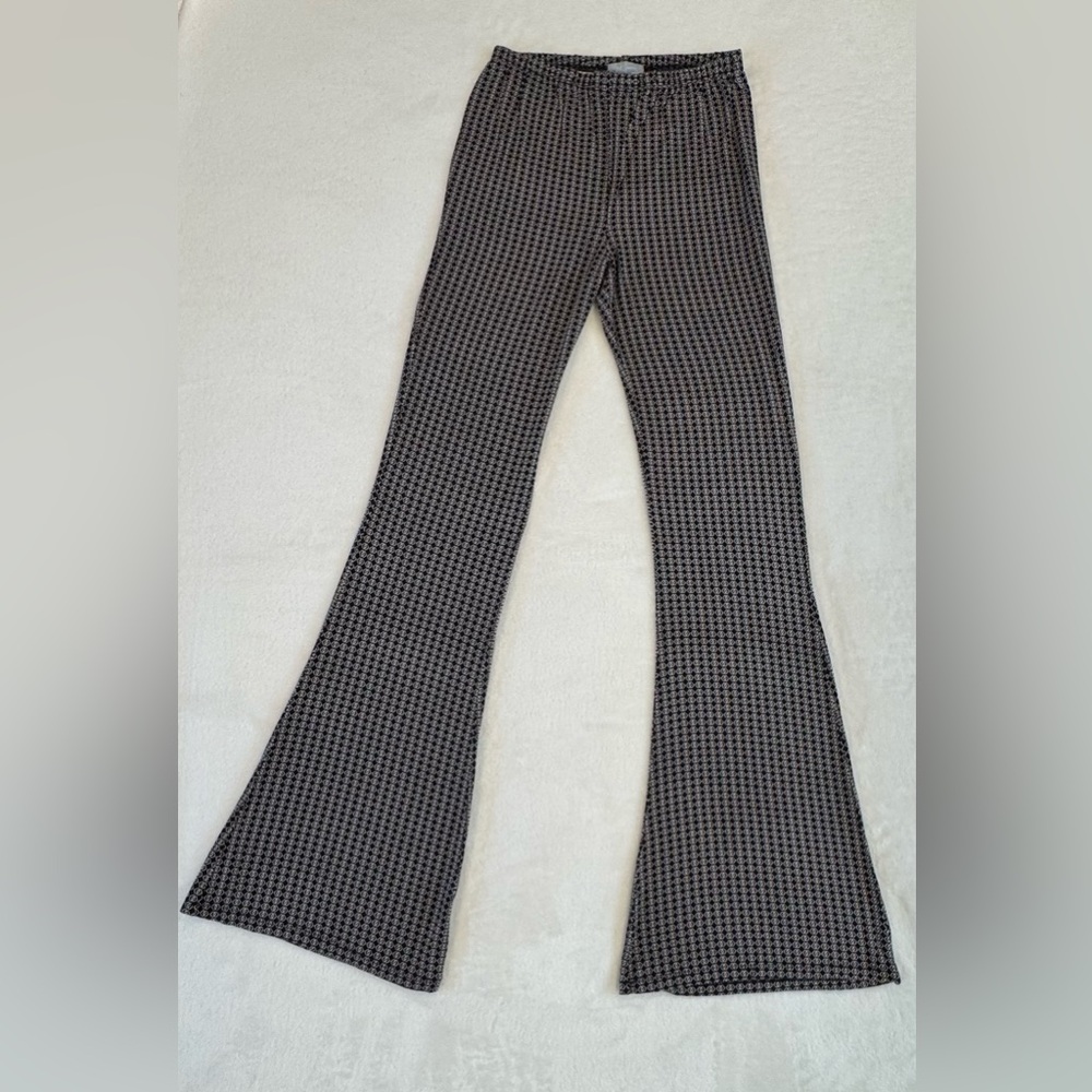 Sky & Sparrow Diamond Print Flare Pants - Boho Bell Bottoms  Size M